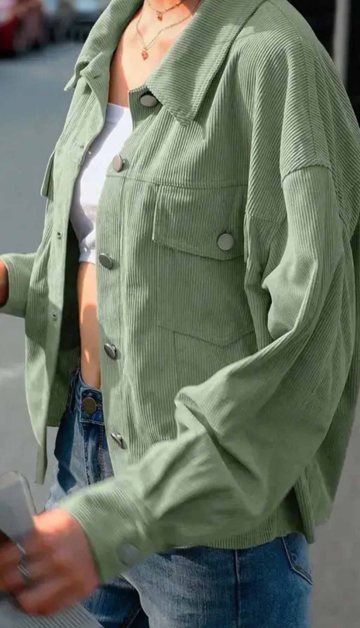 Lucy Shacket- Olive Green