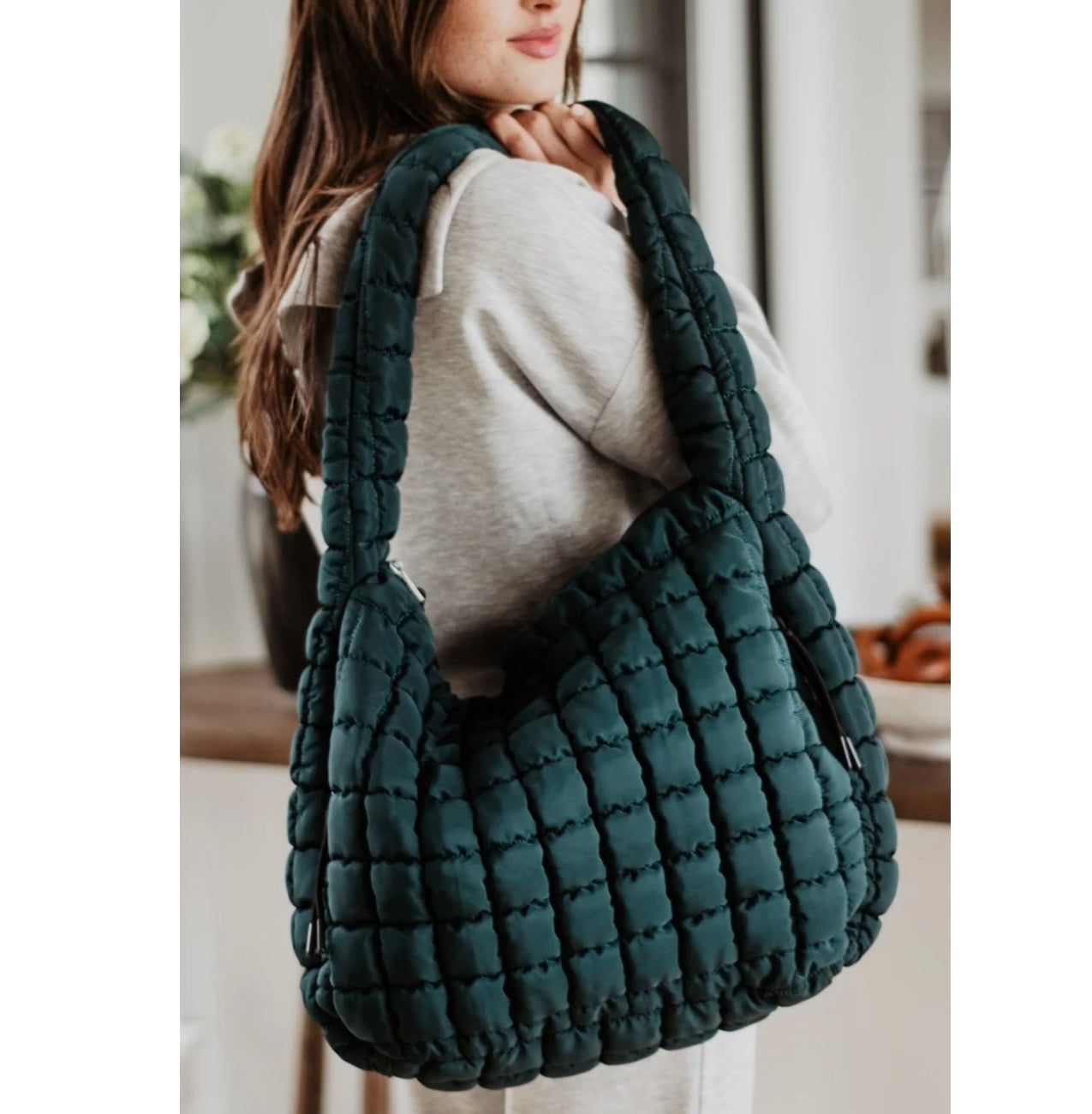 Sunnie Quilted Puffer Bag