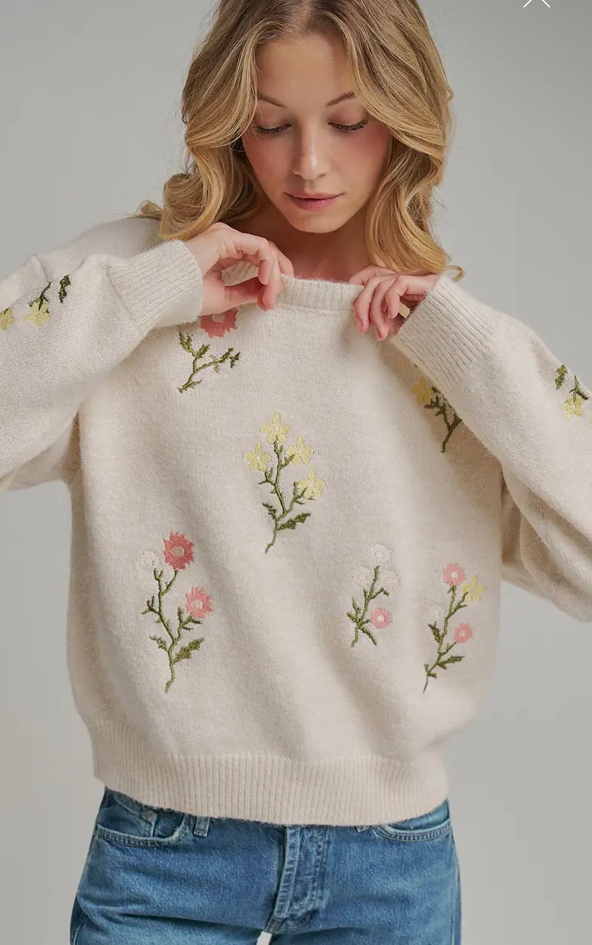 Remi Floral Sweater